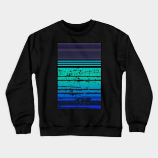 waves stripe Crewneck Sweatshirt